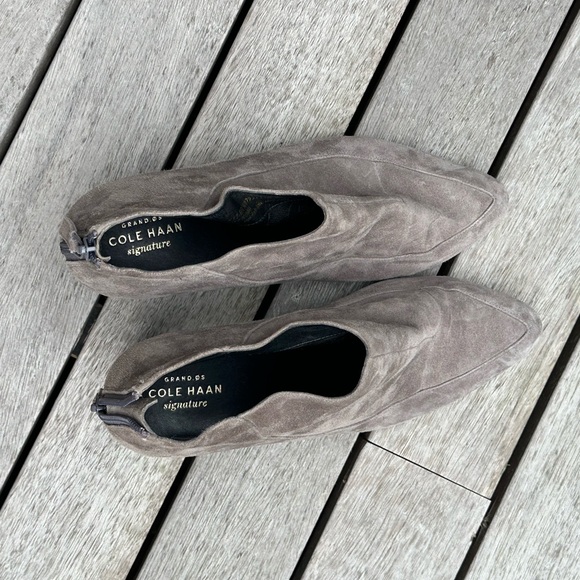 Cole Haan grey suede bootie. - Picture 3 of 4